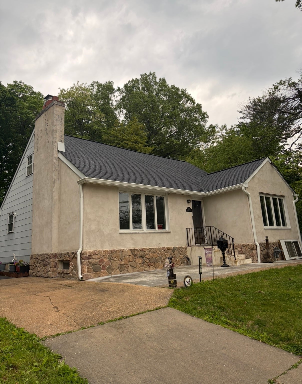 Mission Accomplished Construction crew on a roof replacement in Burlington County NJ