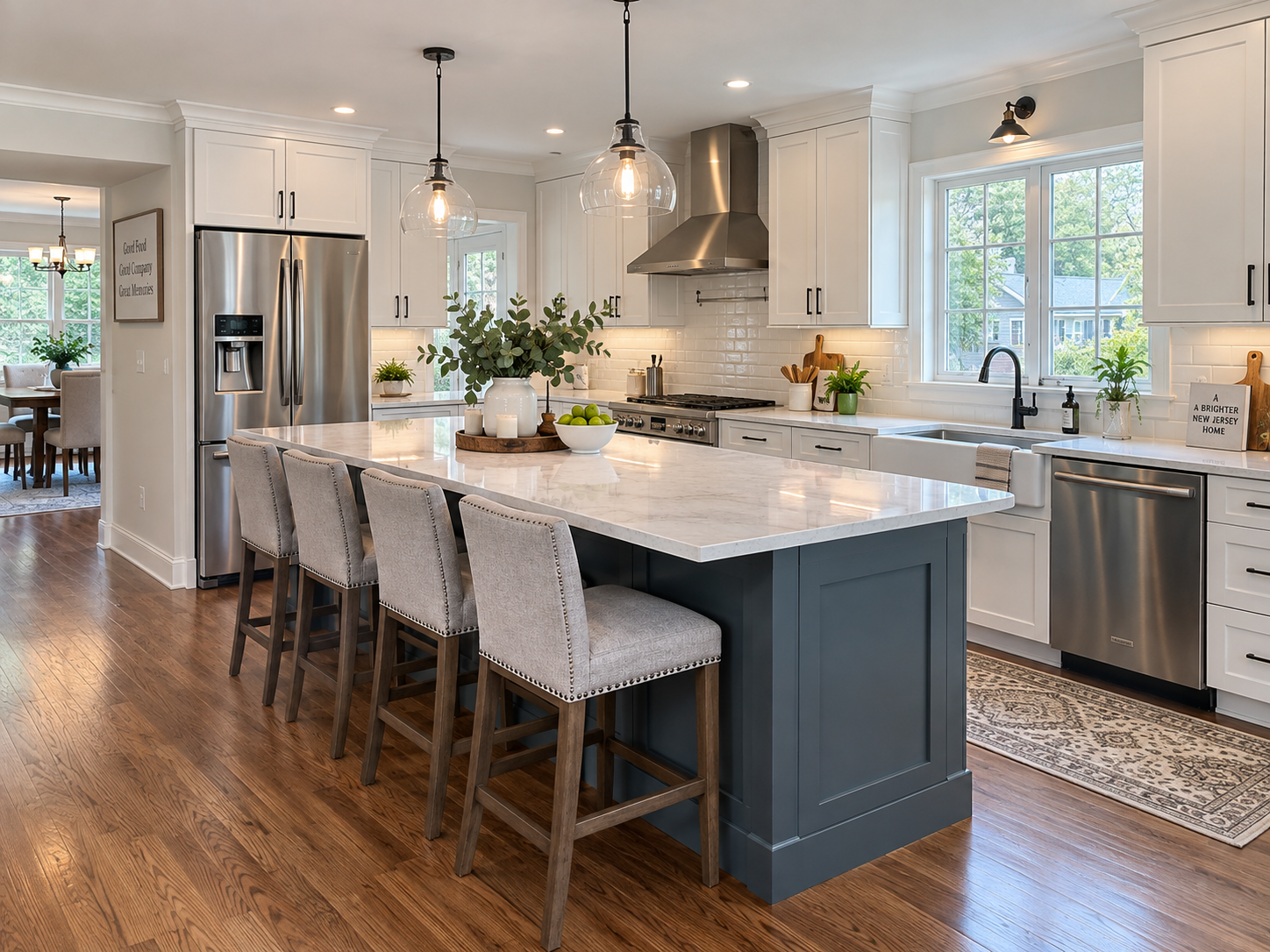 Transitional Farmhouse Kitchen Remodel by Mission Accomplished Construction project photo